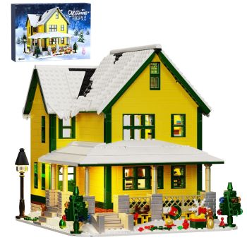 Christmas Home with Lights (International Free Shipping)