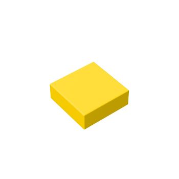 Flat Tile 1 x 1 #3070 Yellow Premium Part 10 Pieces