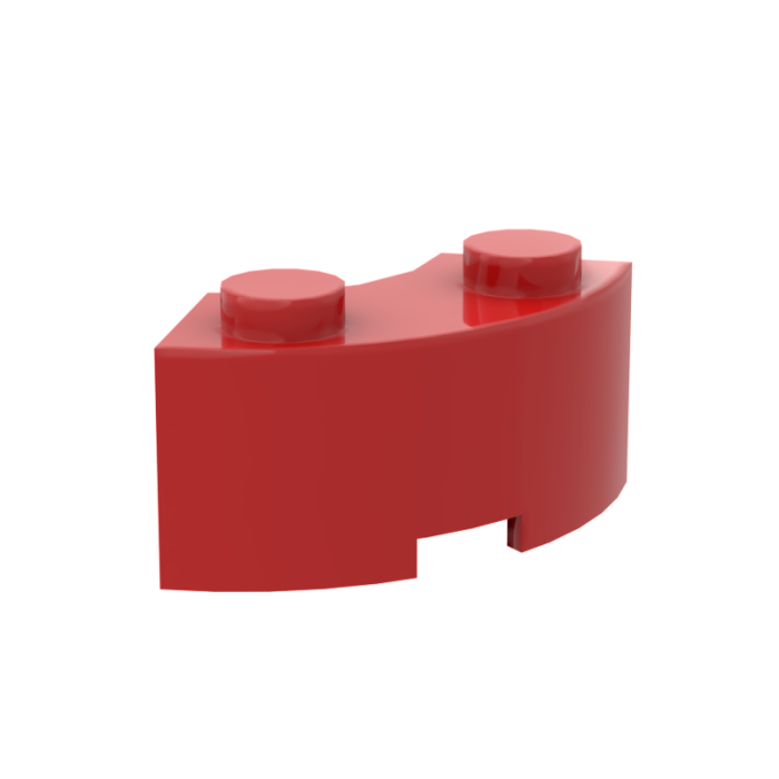 LEGO Compatible Parts Curved Brick 2 Knobs 3063