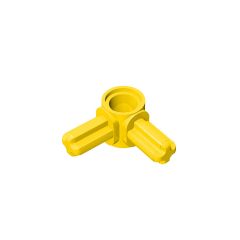 Technic Pin Connector Hub with 2 Perpendicular Axles #10197 Yellow 1 KG [Black Friday]