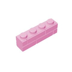 Brick Special 1 x 4 with Masonry Brick Profile #15533 [Premium Part]