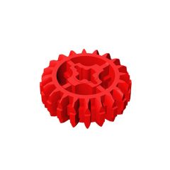 Technic Gear 20 Tooth Double Bevel with Axle Hole Type 1 [+ Opening] #18575 [Premium Part]