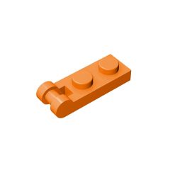 Plate, Modified 1 x 2 With Bar Handle On End - Closed Ends #60478 Orange 1KG [Autistic Pride Day]