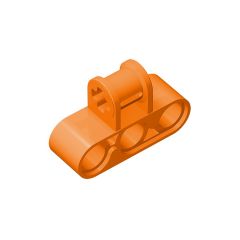 Technic Axle and Pin Connector Perpendicular Triple #63869 Orange Premium Bulk 1KG