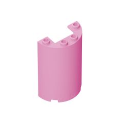 Cylinder Half 2 x 4 x 5 with 1 x 2 cutout #85941 [Premium Part]