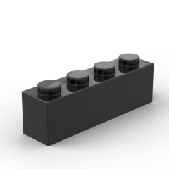 Brick 1 x 4 without Bottom Tubes #3066